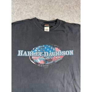 VINTAGE Harley Davidson Chosas Shirt Mens Black USA Motorcycle Biker Tee Y2K XL